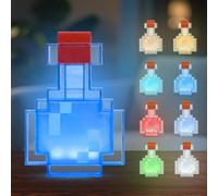 Magic Potion Bottle Light, Magic Potion Bottle Light 8 Colours, Craft Lamp Torch with Discolouration When Shaking, Night Light Rechargeable for Children's Gifts, Bedroom, Playroom & Party Decoration