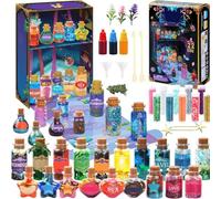 Magic Potion Lab Kit for Kids, DIY Creative Science Experiments with Glowing & Color Changing Potions, 50ml Bottles, Fun Educational STEM Toy Set