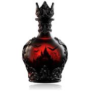 Magic Potion Style Whiskey Bottle,2025 Halloween Gothic Vampire Elixir Glass Decanter for Wine,Vintage Liquor Aerator Desk Decor (Whiskey Bottle)