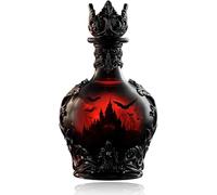 Magic Potion Style Whiskey Bottle, Gothic Vampire Elixir Decanter for Wine, Whiskey,Halloween WhiskeyBottle,Unique Gift for Collectors (Wine Bottle A)