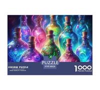 Magic Potions 1000 Pc Puzzle for Adults & Kids | Detailed - Potions Colorful Glow Recycled Paper Educational Game Challenge38x26cm/1000pcs