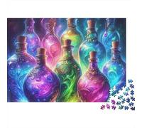 Magic Potions Jigsaw Puzzle 1000 Pieces Thick Cardboard Eco-friendly for Teens 12-18 Concentration Gift 52x38cm/1000pcs
