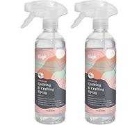 MAGIC Premium Quilting & Crafting Spray Bottle - Fabric Spray for Cutting, Creasing, & Sewing - Best Press Spray Starch for Quilting to Flatten Seams & Wrinkles - Wrinkle Spray (16oz Trigger) 2 Pack