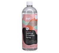 Magic Premium Quilting & Crafting Spray - Fabric Spray for Cutting, Creasing, & Sewing - Best Press Spray Starch for Quilting to Flatten Seams & Wrinkles - Wrinkle Spray - PREMIUM QUILTING & CRAFTING