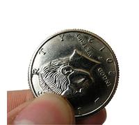 Magic Props Close-up Trick Bite Coin Restored Illusion Coin for Magic Show Bitten Coin Half Dollar Magician Coin