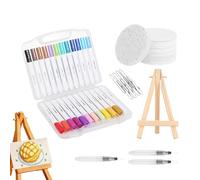 Magic Puff-y Paint Kit | 3D Foam Texture Painting Set | Magic Foam Texture Paper | Sensory Toys Crafting Supplies, Interactive Arts & Crafts Paint Set for Home School 3D Artwork