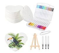 magic Puffy Paint 3d a art For Kids, magic Foam Texture Painting Kit, 3d Drawing Magics Canvas Sponge, diy Bubble Drawing Pens Art Supplies(with 10pcs Papers And 12color Pens)