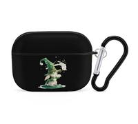 Magic Rabbit Headphone Case Compatible with AirPods Pro PC Shell Carrying Case with Keychain Black-style