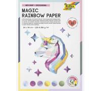 MAGIC RAINBOW FOLIA Creative Paper Pad, 12 Sheets multicoloured