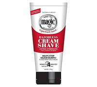 Magic Razorless Cream Shave Light Fresh Scent Extra Strength 6oz (2 Pack)