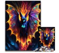 Magic Realism Bat 1000 Piece Jigsaw Puzzle Puzzles for Adults Brain Challenge Game for TeenagersFamily Interaction 1000 PCS(38x26cm)