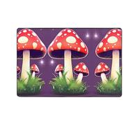 Magic Red Mushroom Door Mats Indoor Outdoor Perfect Dust Grabbing Doormats Kitchen Entrance Front Door