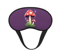 Magic Red Mushroom Print Comfort Eye Mask for Sleeping Light Blocking Nap for Travel Yoga Camping Night Rest