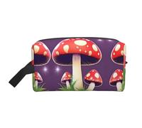 Magic Red Mushroom Storage Bag Toiletry Bag Travel Bag Cute Cosmetic Bag Makeup Accessories