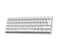 MAGIC-REFINER MK37 60% Wired Rapid Trigger Gaming Keyboard UK Layout, Hall Effect Magnetic Switches, 8000Hz Polling Rate, 0.04mm RT Accuracy, 0.125ms Latency, RGB Backlit, Hot-Swap, PBT Keycaps, White