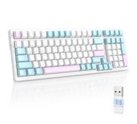 MAGIC-REFINER RK96 Wireless Mechanical Keyboard, Apex Pro TKL Gaming Keyboard, 2.4Ghz/Bluetooth 5.0 Dual Mode 2-in-1 Receiver 100 Key Hot Swappable MX Keyboard Linear Red Switch for PC/MAC/Tablet
