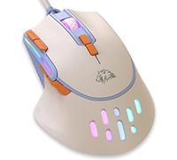 MAGIC-REFINER Wired Gaming Mouse,High Precision Adjustable 12800DPI,6 Types RGB Backlit with Macro Programming Mouse,PC Gaming Mice with Conform Right Hand Engineering USB Plug Play,for Laptop Mac