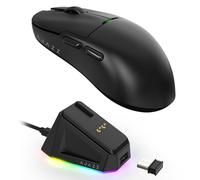 MAGIC-REFINER X AJAZZ AJ159P Ultralight Wireless Gaming Mouse 26KDPI-Black | PAW3395 Sensor, 1000Hz Polling Rate, Dual mode 2.4G/USB-C Wired PC Gaming Mice, Programmable, 200Hrs Battery Life for PC/Mac