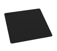 MAGIC-REFINER x ATTACK SHARK CM04 Genuine Dry Carbon Fiber Gaming Mouse Mat for Speed and Control, Esports XL Mouse Pad G240, Water Resistant Coating Desk Mat, Non-Slip Rubber Base, Large (490x490mm)