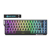 MAGIC-REFINER X68 Rapid Trigger 60% Wired TKL Keyboard with Hall Effect Switch, 8KHz Polling Rate, RGB Backlit, Top Mount for PC/Mac Esport Gamers (Black)
