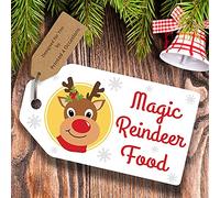 Magic Reindeer Food Labels Tags for Funny Christmas Kids Activity and Schools, DIY Xmas Stocking fillers Magical Reindeer Food 250gsm (10)