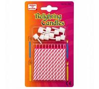 Magic Relighting Candles Practical Joke Prank - Surprise Birthday Candles that Never Go Out