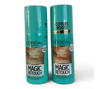Magic Retouch Light Golden Blonde Instant Root Concealer Spray 75ml X2 New