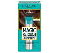 Magic Retouch Permanent Root Concealer, Touching Up Grey Hair Dye, 5 Brown, 1 Count (Pack of 1)