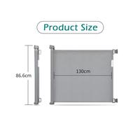 Dreambaby® Retractable & Relocatable Mesh Safety Gate