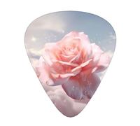 Magic Rose Guitar picks in thin, medium, and thick sizes, 12-piece set, suitable for electric guitar and various instruments