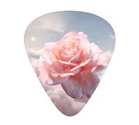 Magic Rose Printed guitar picks - three thicknesses: thin, medium and thick, suitable for electric guitar, bass and ukulele.