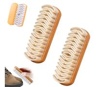 Magic Rubber Shoe Brush, Suede Brush for Shoes, Suede Shoe Brush and Eraser, Soft Tpr Crepe Brush, Natural Rubber, for Leather, Sneakers, Handbags (2pcs)