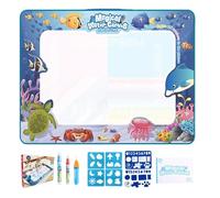 Magic Rug for Drawing with Water - Reusable Creative Educational Activity - Water Colouring Mat - Gift for Children Girls Birthday Christmas Easter