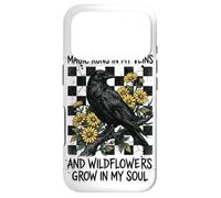 Magic Runs In My Veins Raven Wildflowers Gothic Case for iPhone 17 Pro
