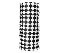 Magic Scarves Lightweight Biker Neck Warmer White Black Twisted Check Bandana Scarf Snood Seamless Snug Tube Gaiter