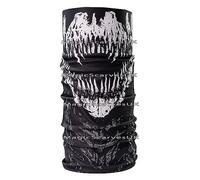 Magic Scarves Multifunctional Tube Neck Scarf T-Rex Skulls Jaw Pirate Design, Black & White