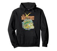Magic School Bus It's Dino Time Pterodactyl Retro Cartoon Pullover Hoodie