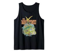 Magic School Bus It's Dino Time Pterodactyl Retro Cartoon Tank Top