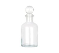 Magic Season Decorative Glass Bottle - 150 ml Round Bottle (1 Set w/Glass Stopper)