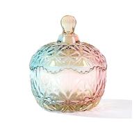 Magic Season Decorative Glass Jar (260 ml Multi-Colored / 1 Pcs)
