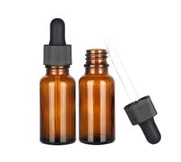 Magic Season Essential Oil Bottles - Amber / 20ml with Dropper / 2 Pcs