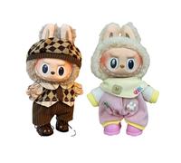 MAGIC SELECT 2 Doll Clothes Compatible with 17cm Plush. 2 Clothing and Accessory Sets. (Plush not Included).