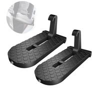 MAGIC SELECT 2x Car Doorstep Foot, Foldable Vehicle Door Step, Non-Slip for Reaching the Ceiling, with Emergency Safety Hammer. For Cars, Caravans and Trucks.