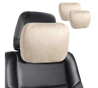 MAGIC SELECT 2x Pillow Headrest Car. Cervical Support for Seat Back. Driver Neck Pillow for the Car, Comfortable, Soft, Breathable that Relieves Neck Pain on Long Trips.