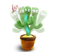 MAGIC SELECT Dancing Cactus. Talking Cactus. Plush Toy That Dances and Repeats Your Voice. Plush Cactus. Toy with 120 Songs. Gifts for Children.