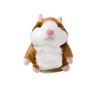 MAGIC SELECT Interactive Hamster Plush That Repeats What You Say and Moves - Talking Hamster with Motion for Kids and Babies to Learn to Talk - Battery Operated (Not Included)