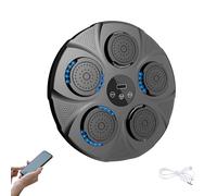 MAGIC SELECT Musical Boxing Machine. Wall Training Equipment with LED, Boxing Gloves, Bluetooth, and Lights in Rhythm with Music. Boxing Machine for Kids/Adults. (9 modes, 40x40x4 cm)