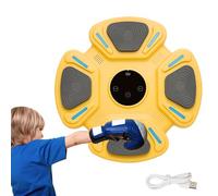 MAGIC SELECT Musical Boxing Machine. Wall Training Equipment with LED, Lights in Rhythm with Music, 3 Built-in Songs. Boxing Machine for Kids/Adults. (32x32 cm)