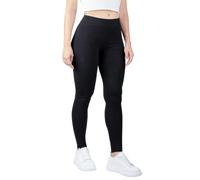 MAGIC SELECT Women's Basic Cotton Long Stretch Mesh Sports Leggings, Black, S Long