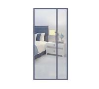 Magic Self-Adhesive Magnetic Curtain,Screen Window,Mosquito,Automatic Closing,Super Strong Force,Door Mosquito Net Mesh for Indoor and Outdoor use(Gray - Right Open,W100cm x h230cm)